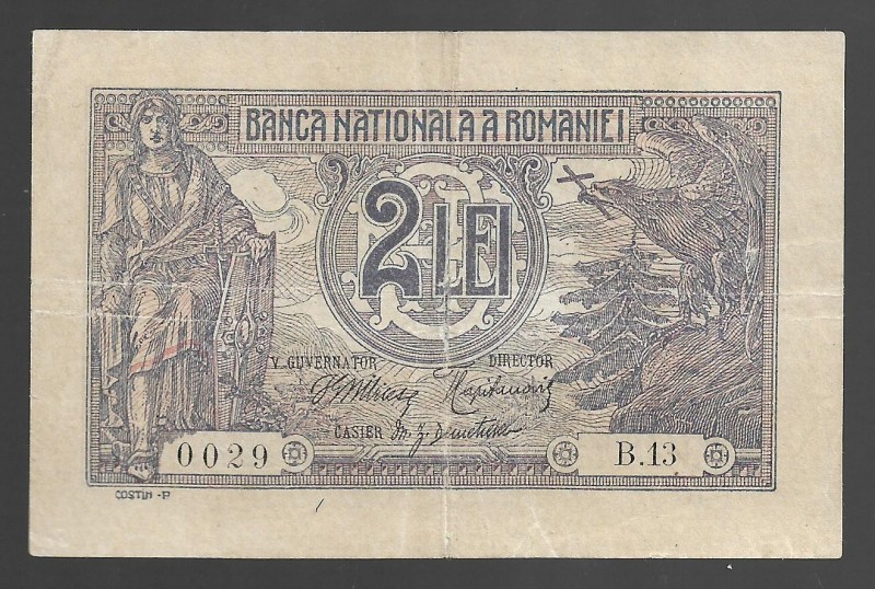 Romania 2 Lei 1915
P# 18; 0029