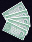 Hong Kong Lot of 5 Banknotes 1961 - 1965
5 Cents 1961-65; P# 326; UNC