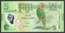 Fiji 5 Dollars 2013
P# 115a; № FFA 6683505; UNC; Polymer