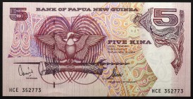 Papua New Guinea 5 Kina 2000
P# 13d; № HCE352773; UNC