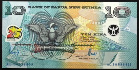 Papua New Guinea 10 Kina 2000 Commemorative
P# 23; № AL00034365; UNC