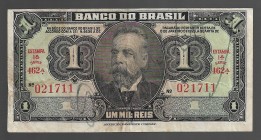 Brazil 1 Mil Reis 1944
P# 131A; 021711