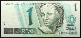 Brazil 1 Real 1994-1997
P# 243e; № A8829057316A; UNC