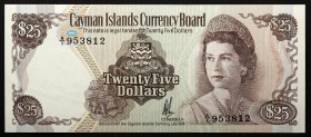 Cayman Islands 25 Dollars 1974
P# 8; № A1-953812; UNC