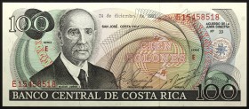 Costa Rica 100 Colones 1981
P# 248a; № E15458518; UNC