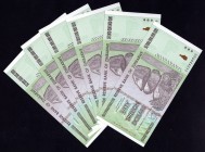Zimbabwe 50 Trillion Dollars 2008
Lot of 6 Pieces