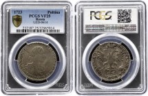 Russia Poltina 1723 PCGS VF 25
Bit# 1053 R; Not a common coin in any grade. PCGS VF25 - slightly undergraded.
