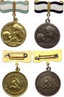 Russia - USSR Lot of 2 Motherhood Medals - 1st & 2nd Class
Медаль Материнства 1 & 2 Степень