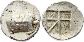 Ancient World Ancient Greece Attica Aegina Stater 405 BC Collectors Copy!
Silver 9.83g; Official Collectors Copy