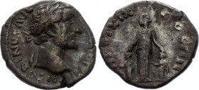 Ancient World Antoninus Pius Denarius Mint Rome 155 - 156 AD
2.46g 16mm; RIC III Antoninus Pius 253A