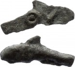 Ancient World Olbia OY Dolphin Shaper Coin V Century BC
Bronze