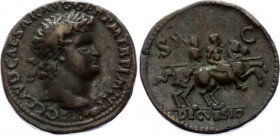 Ancient World Paduan Nero AE Cast Sestertius
Nero. AD 54-68. Paduan type. Later cast after Giovanni da Cavino, 1500-1570. Laureate bust right, slight...