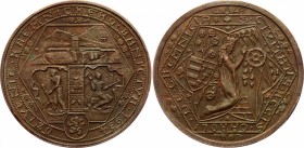 Czechoslovakia 2 Dukat 1934 Copper Medal
Probe in Copper - Proof; Medal - Probe of 2 Ducats 1934 in Copper, Kremnitz. Reopening of the Kremnica Mines...