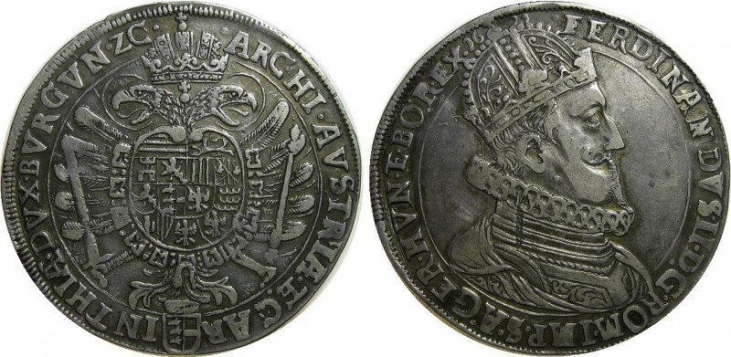 Austria Taler 1621 Klagenfurt
Dav# 3116; FERDINAND II., 1619 - 1637. Rs: CARI -...