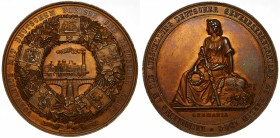 German States Prussia Medal "Industrial Exhibition in Berlin" 1844
Wurzbach# 685; Bronze 48.58g 44mm