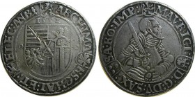 German States Sachsen Albertine Taler 1552
Dav# 9787; Moritz, Kurfürst 1547-1553, Annaberg Mint. Silver, VF. Rare coin.