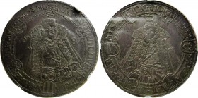 German States Sachse-Weimar Old Line Duchy Taler 1582 NGC AU 53
Dav# 9770; Silver; Friedrich Wilhelm und Johann