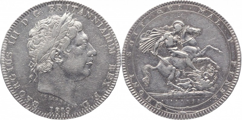 Great Britain 1 Crown 1819 (LX)
KM# 675; Silver 28,13g.