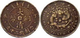 China - Fengtien 20 Cash 1907
Y#11f ; Copper 13.86g