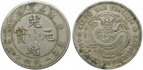 China - Kiangnan 20 Cents 1901 (ND) MACIAND instead MACEAND
KM# 143a.14; Silver 5.11g; VF/XF