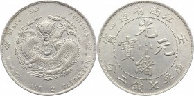 China - Kiangnan 1 Dollar 1902
Y# 145.a.8;Silver 26,3g.