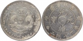 China - Kirin 1 Dollar 1900
L&M# 526; Silver 26,37g. Almost excellent specimen with fine tint