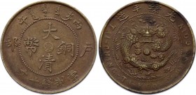 China - Shantung 10 Cash 1906
Y# 10s; Copper 7.35g