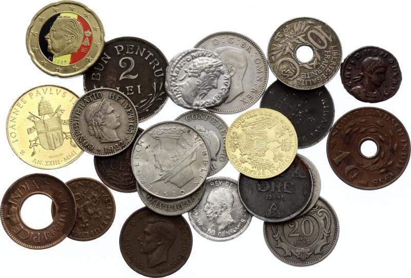 Europe Lot of Coins with Silver
All coins are different. Some interesting piece...