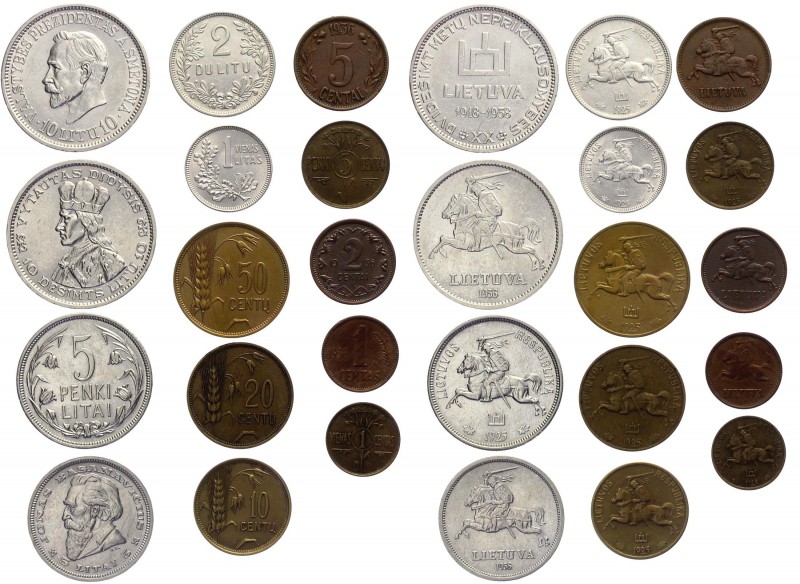 Lithuania 14 Coins Lot 1925-38
Excellent selection of coins of Lithuania, both ...