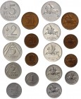 Lithuania 9 Coins Lot 1991
Excellent selection of coins of Lithuania, including RARE 5 Litai