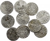 Polish-Lithuanian Commonwealth Lot of 10 Coins 16th Century
3 Grosz 16th Century; Silver