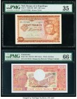 Cameroon Banque des Etats de l'Afrique Centrale 500 Francs 1981-83 Pick 15d PMG Gem Uncirculated 66 EPQ; Mali Banque de la Republique 100 Francs 22.9....