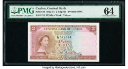 Ceylon Central Bank of Ceylon 2 Rupees 1952-54 Pick 50 PMG Choice Uncirculated 64. 

HID09801242017

© 2020 Heritage Auctions | All Rights Reserved