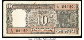 India Reserve Bank of India 10 Rupees ND (1985-90) Pick 60k Jhun6.4.8.7A, Original Pack of 100 Crisp Uncirculated. Minor handling on the first note; s...