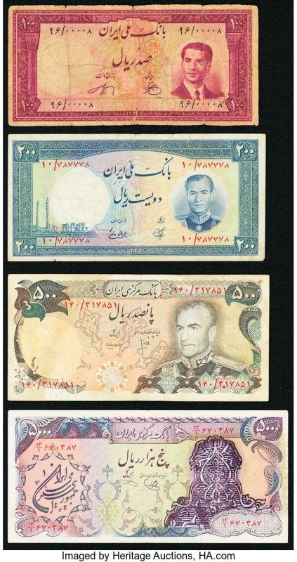 A Quartet of Circulated Issues from Iran. Very Good or Better. 

HID09801242017
...