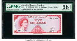 Jamaica Bank of Jamaica 5 Shillings 1960 (ND 1961) Pick 49 PMG Choice About Unc 58 EPQ. 

HID09801242017

© 2020 Heritage Auctions | All Rights Reserv...