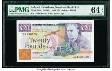 Northern Ireland Northern Bank Limited 20 Pounds 30.8.1996 PMG Choice Uncirculated 64 EPQ. 

HID09801242017

© 2020 Heritage Auctions | All Rights Res...