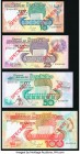 Seychelles Central Bank of Seychelles 10; 25; 50; 100 Rupees ND (1989) Pick 32s; 33s; 34s; 35s Specimens Choice Crisp Uncirculated. 

HID09801242017

...
