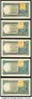 Slovakia Slovak National Bank 100; 1000 Korun 7.10.1940; 21.11.1940 Pick 11s; 13s Seventeen Specimen Very Fine or better. Perforated "Specimen" on all...