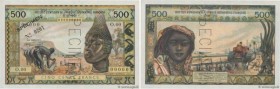 Country : FRENCH WEST AFRICA (1895-1958) 
Face Value : 500 Francs Spécimen 
Date : (1957) 
Period/Province/Bank : Institut d'émission de l'A.O.F. et d...