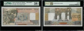 Country : ALGERIA 
Face Value : 50 Nouveaux Francs Spécimen 
Date : 31 juillet 1959 
Period/Province/Bank : Banque de l'Algérie 
Catalogue reference :...