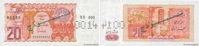 Country : ALGERIA 
Face Value : 20 Dinars Spécimen 
Date : 02 janvier 1983 
Period/Province/Bank : Banque Centrale d'Algérie 
Catalogue reference : P....