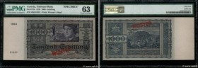 Country : AUSTRIA 
Face Value : 1000 Schilling Spécimen 
Date : 02 janvier 1930 
Period/Province/Bank : Oesterreichische Nationalbank 
Catalogue refer...