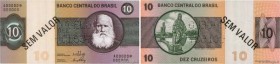 Country : BRAZIL 
Face Value : 10 Cruzeiros Spécimen 
Date : (1970) 
Period/Province/Bank : Banco Central do Brasil 
Catalogue reference : P.193s 
Alp...