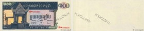 Country : CAMBODIA 
Face Value : 100 Riels Épreuve 
Date : (1963) 
Period/Province/Bank : Banque Nationale du Cambodge 
Catalogue reference : P.12e 
A...