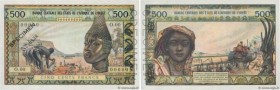 Country : WEST AFRICAN STATES 
Face Value : 500 Francs Spécimen 
Date : (1959) 
Period/Province/Bank : B.C.E.A.O. 
Catalogue reference : P.3s 
Alphabe...
