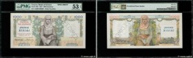 Country : GREECE 
Face Value : 1000 Drachmes Spécimen 
Date : 01 mai 1935 
Period/Province/Bank : Bank of Greece 
Catalogue reference : P.106s 
Alphab...