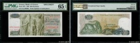 Country : GREECE 
Face Value : 500 Drachmes Spécimen 
Date : 01 novembre 1968 
Period/Province/Bank : Bank of Greece 
Catalogue reference : P.197s 
Al...