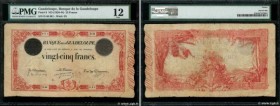 Country : GUADELOUPE 
Face Value : 25 Francs rouge 
Date : (1934) 
Period/Province/Bank : Banque de la Guadeloupe 
Catalogue reference : P.8 
Addition...