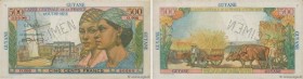 Country : FRENCH GUIANA 
Face Value : 500 Francs Pointe à Pitre Spécimen 
Date : (1946) 
Period/Province/Bank : Caisse Centrale de la France d'Outre-M...
